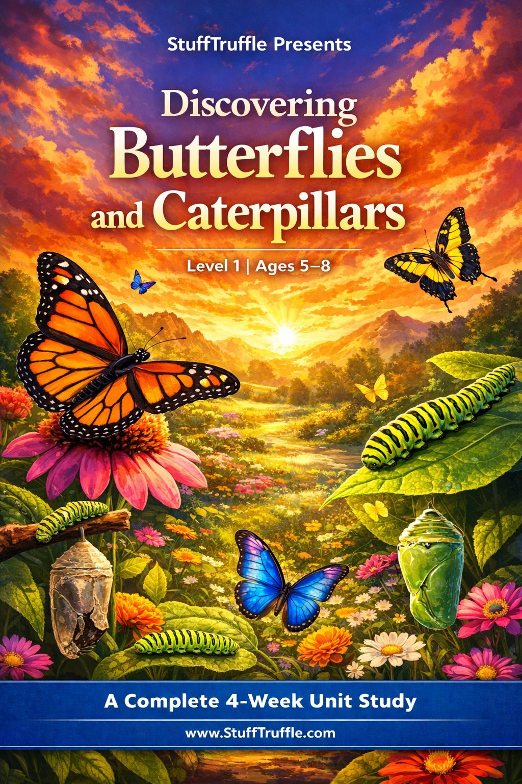 Butterflies unit study cover