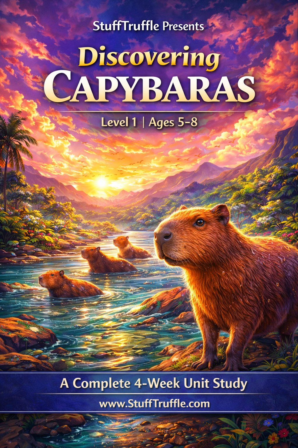 Capybaras unit study cover