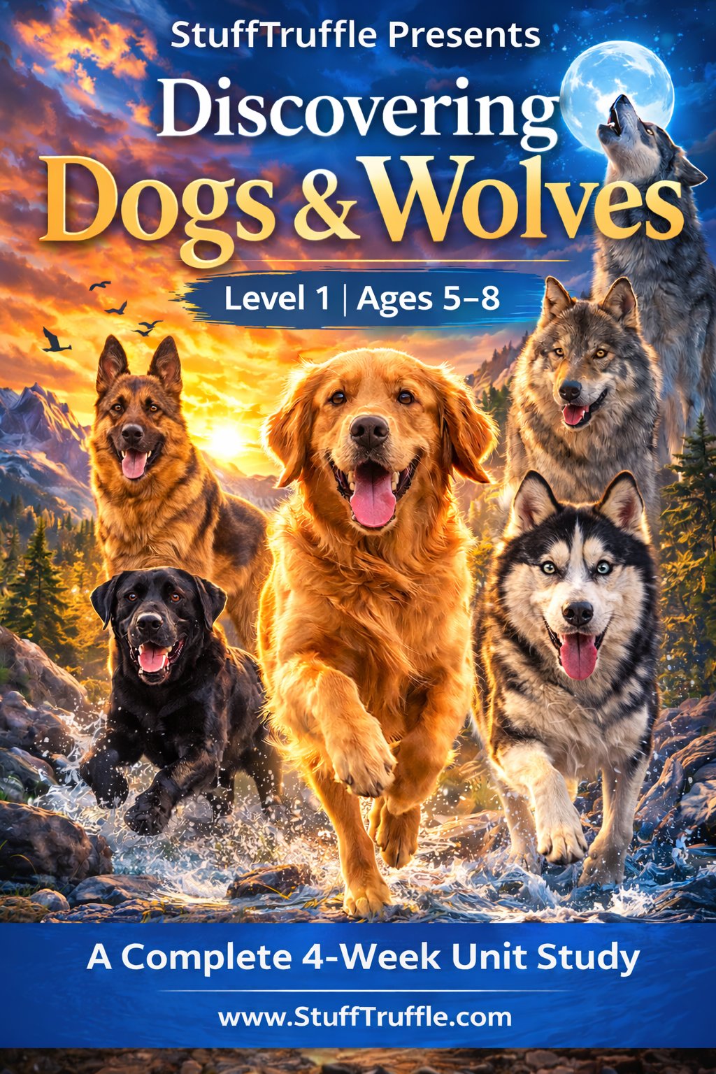 Dogs and Wolves unit study cover